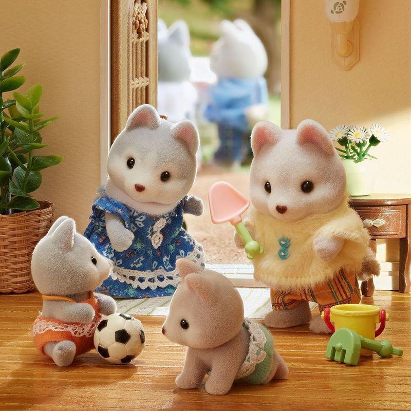 Hermanos Husky En Tándem - Sylvanian Families