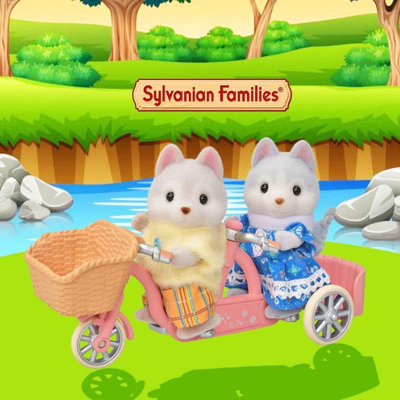 Hermanos Husky En Tándem - Sylvanian Families