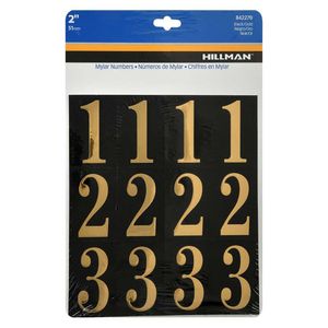 Stickers Dorado De 2 Plg 32 Pzas - Hillman