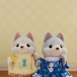 Hermanos Husky En Tándem - Sylvanian Families