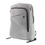 Mochila para Laptop Color Gris con Compartimentos y Bolsillos