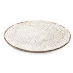 Plato Para Cena 10.6 Plg Granito Blanco - Niu Haus