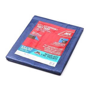 Lona Multiuso Reversible de Polietileno Azul 8x10 Pies