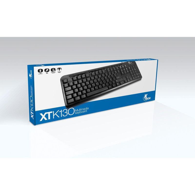 Teclado Multimedia Xtk-130 - Xtech
