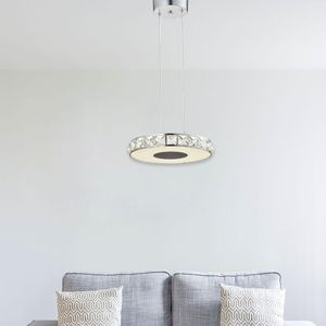 Lámpara Colgante Cristal F36Cm Led 1X18W 4000K - Zlumini