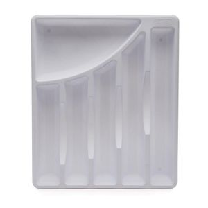 Organizador de Cubiertos Plástico Blanco