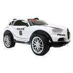 Carro Eléctrico Police Blanco M2189 - Lider Bike
