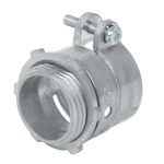 Conector Recto De Metal De 1/2 Plg - Volteck