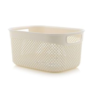 Canasta con Diseño Tipo Gota Marfil 6.6L