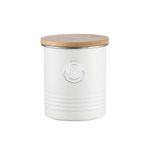 Frasco De Acero Inoxidable Blanco Para Café 1 Lt - Typhoon