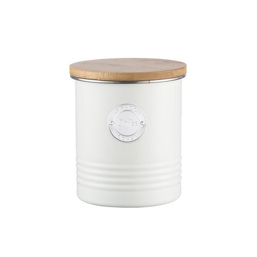 Frasco de Acero Inoxidable Blanco para Café 1 L