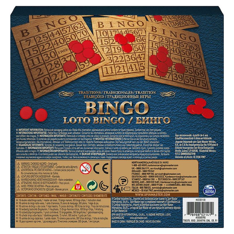 Juego De Mesa Bingo Básico - Spin Master