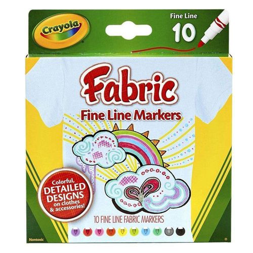 Marcador Punto Fino 10 Colores - Crayola