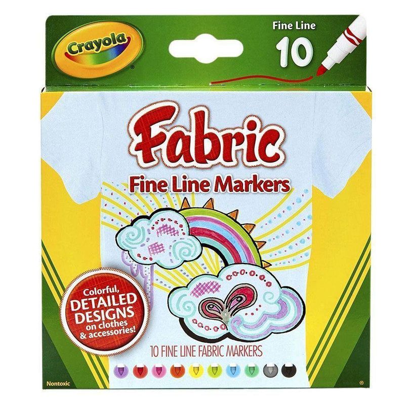 Marcador Punto Fino 10 Colores - Crayola