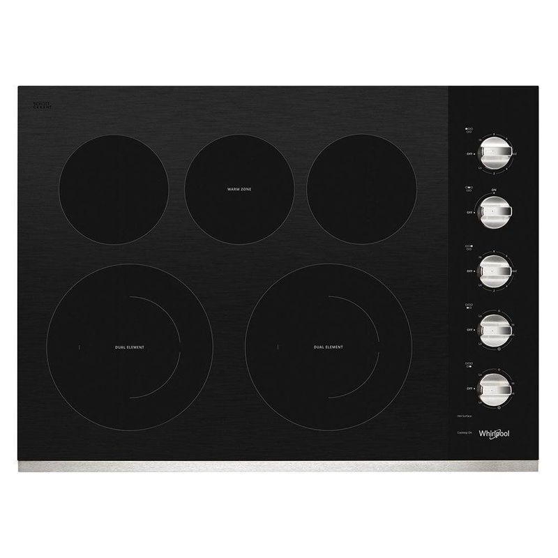 Cooktop Eléctrico Whirpool de Vitrocerámica 30 Plg con 5 Quemadores