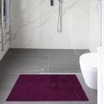 Alfombra de Baño Morada de 80X50 Cm - Viva