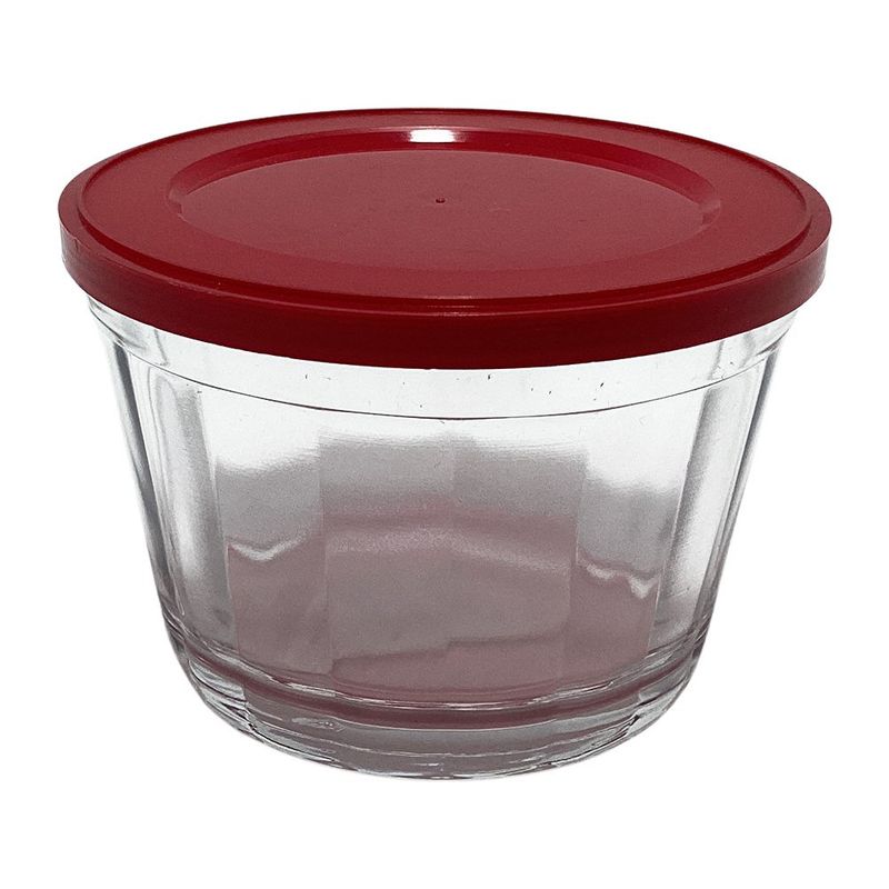 Hermético de Vidrio con Tapa Plástica