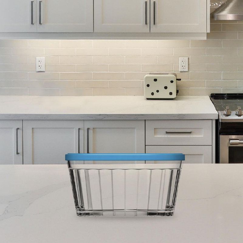 Hermético de Vidrio con Tapa Plástica