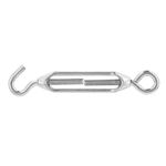 Tensor de Zinc Gancho-Argolla 1/4 Plg