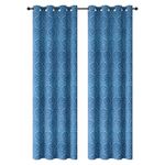 Cortina Velvet Azul 140 x 240 Cm