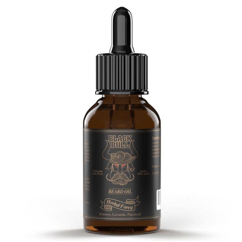 Aceite Para Barba Herbal 30 Ml - Black Bull