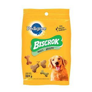 Galletas Biscrok para Perro Adulto Raza Grande Multi Sabor 225 g