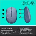 Mouse Inalámbrico M170 Azul - Logitech