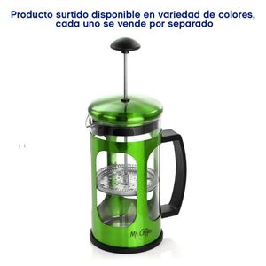 Cafetera de Vidrio Colores Surtidos