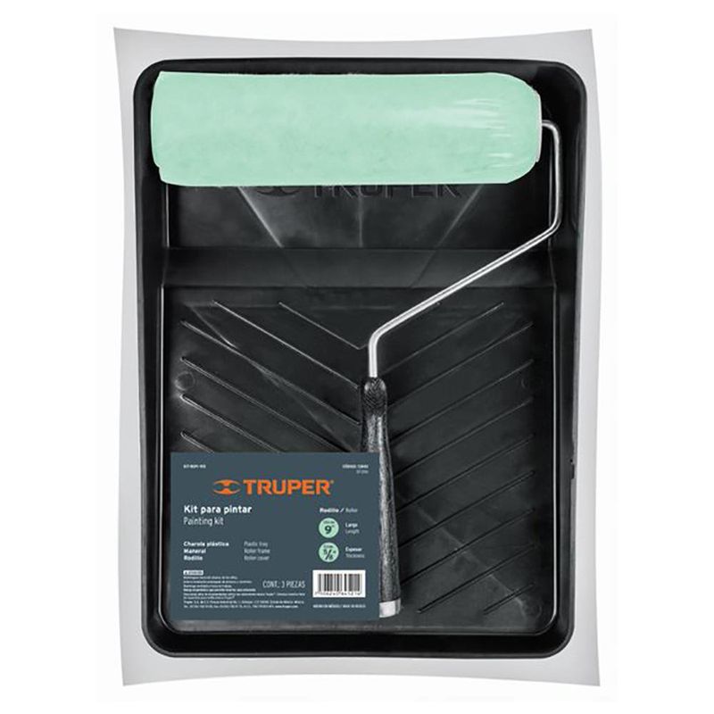 Kit De Pintura 3 Piezas 9 Plg - Truper