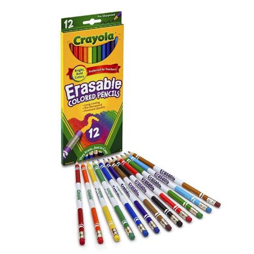 Crayones Borrables 12 Colores - Crayola