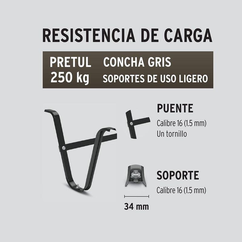 Carretilla Neum Con Bastidor Bipartido De 5.5 Pie³ - Pretul