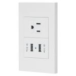 Placa De 3 Módulos Blanca - Volteck