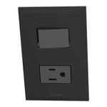 Interruptor + Toma Negro - Bticino