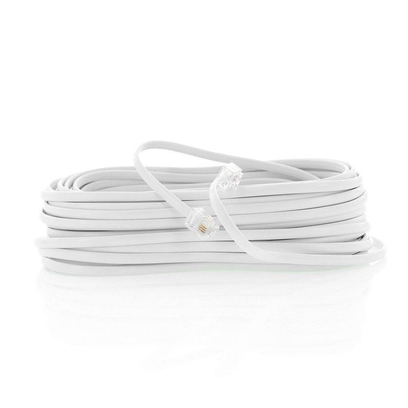 Cable De Teléfono 4 Conductores De 15.24 Metros - Ace