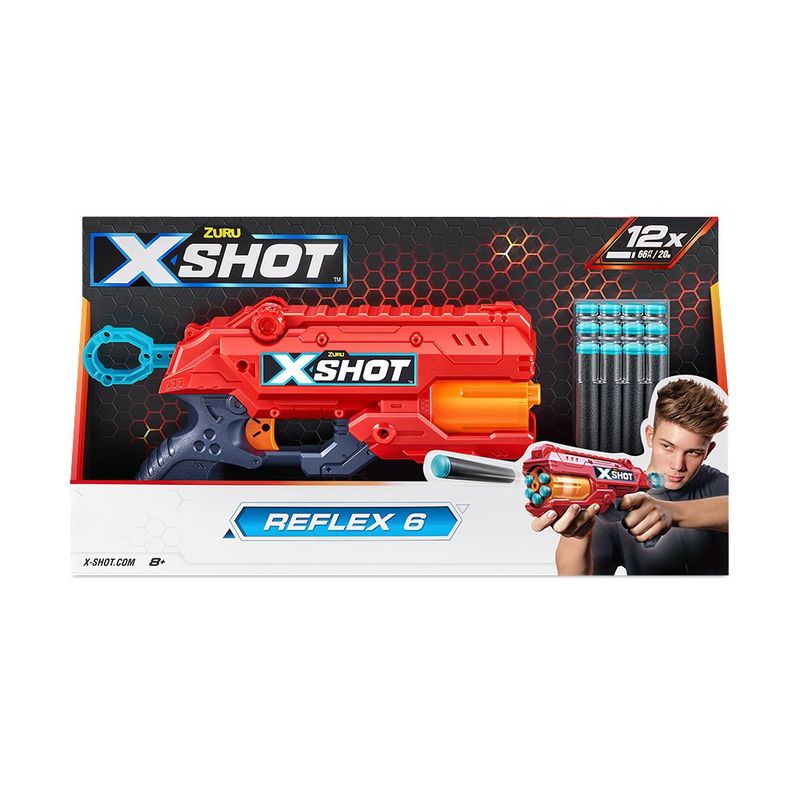 Lanzador De Dardos Excel Reflex 6 X-Shot Colores Surtidos - Zuru