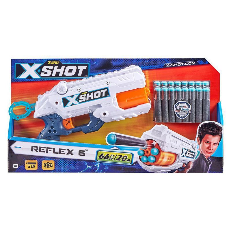 Lanzador De Dardos Excel Reflex 6 X-Shot Colores Surtidos - Zuru