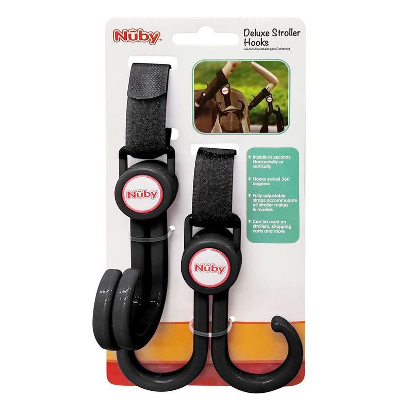 Set De 2 Ganchos Deluxe Para Carruaje - Nuby