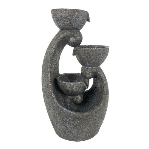 Fuente con Luz Gris 32.5x25.2x58.3 Cm