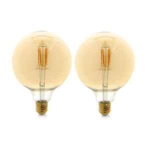Set de 2 Bombillos Tipo Globo Led Vintage G125 4W - Sylvania