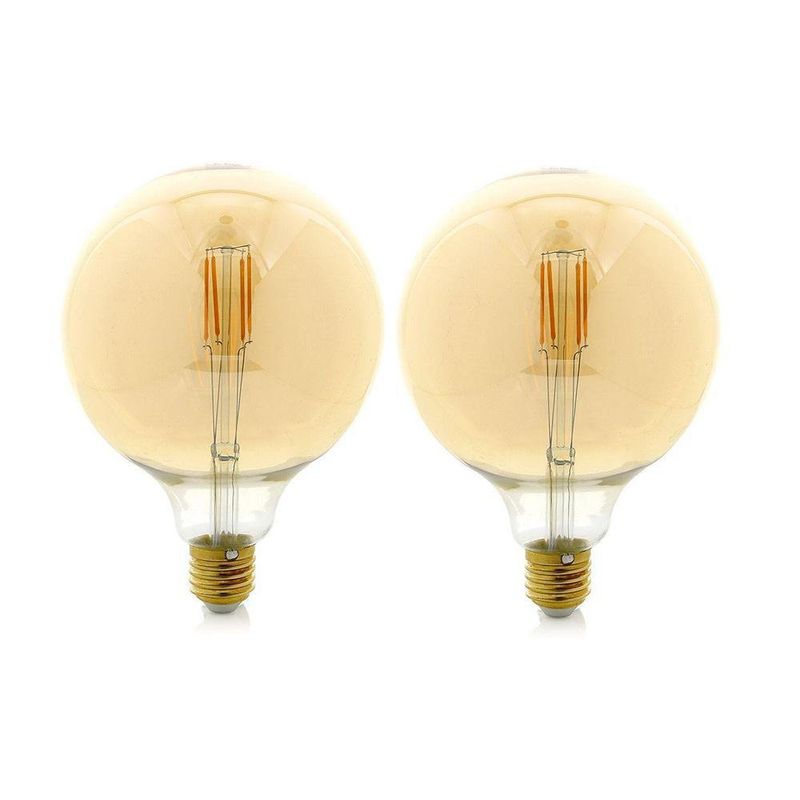 Set de 2 Bombillos Tipo Globo Led Vintage G125 4W - Sylvania