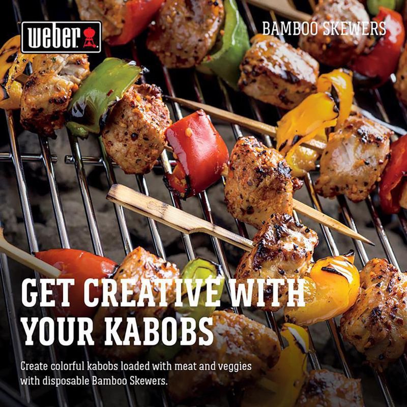 Set De Pinchos De Bambú 25 Unidades - Weber
