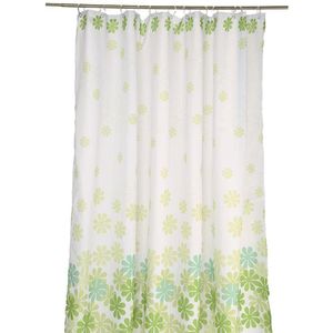Cortina Verde Polyester para Baño