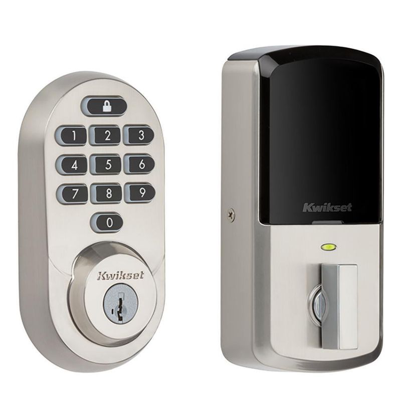 Cerrojo Electrónico Código Y Llave Nickel - Kwikset