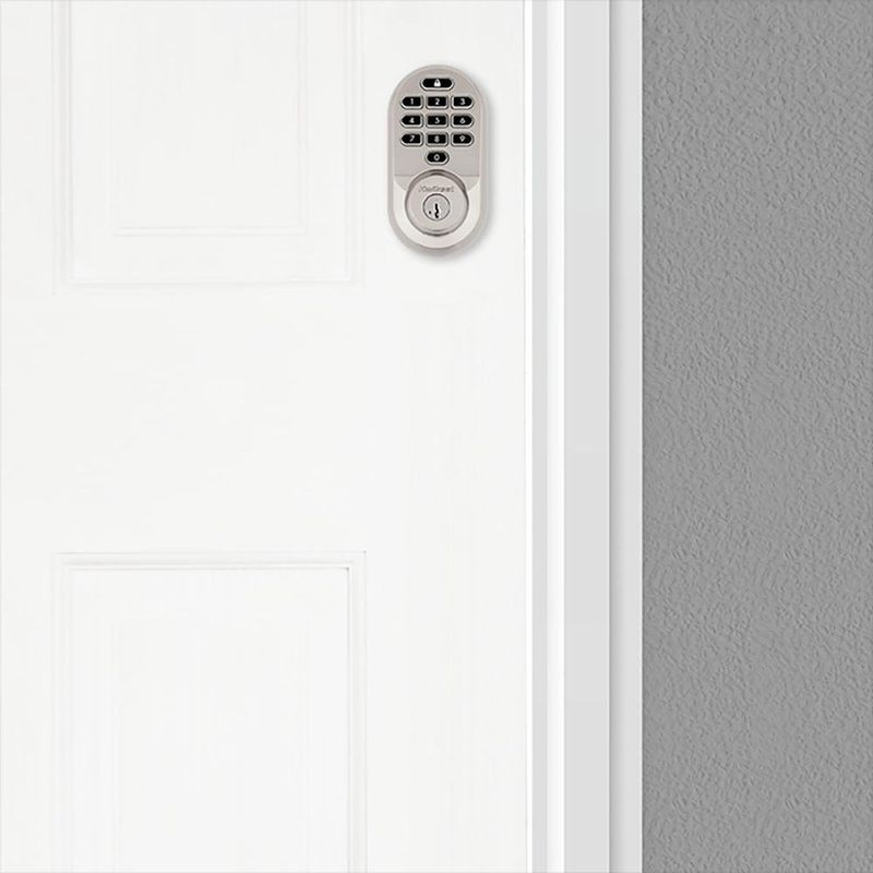 Cerrojo Electrónico Código Y Llave Nickel - Kwikset
