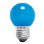 Bombilla LED Base E27 de 1W G45 Tipo Globo Azul