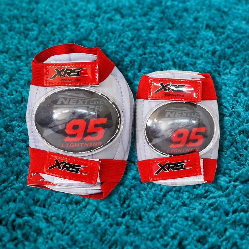 Set De Protección Para Niño Coderas Y Rodilleras Diseño Cars - Kid Zamo