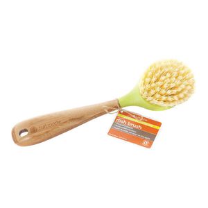 Cepillo para Platos con Mango de Bambú