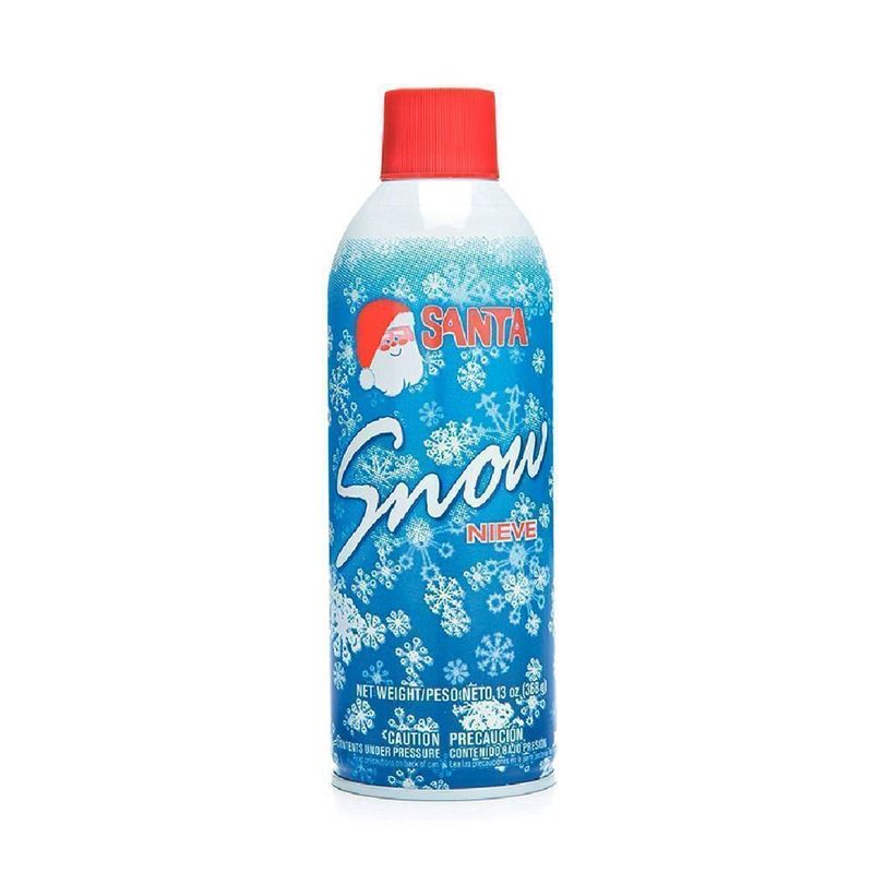 Nieve Artificial en Spray para Decoración Navideña Blanca 13 oz