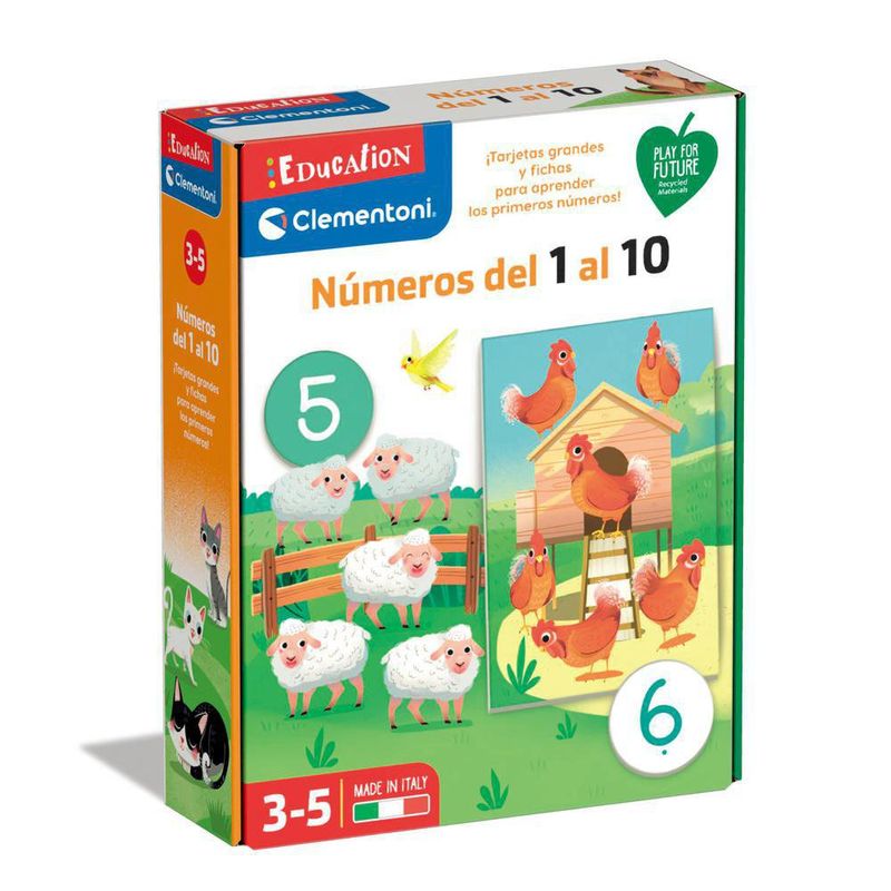 Juego Educativo Números Del 1 Al 10 - Malher