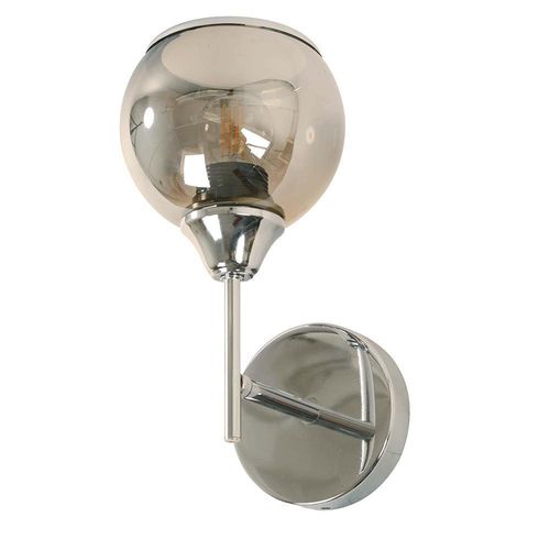 Lámpara De Pared Pantalla Cromo 1 Luz 40 W - Z